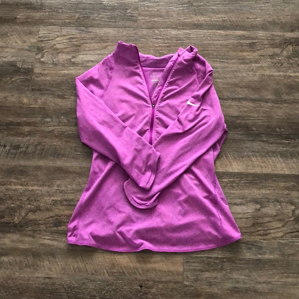 Women’s Purple Nike Quarter Zip Medium